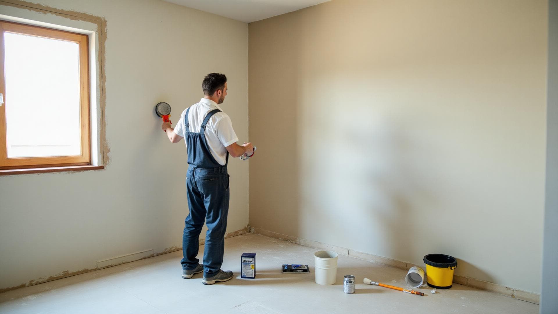 Asia Engineering & Construction Pte Ltd technician completing a home repair job
